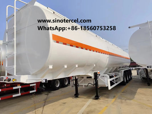 45000 liter kapasitas tangki bahan bakar Semi trailer dengan tekanan relief katup dan anti-statis perangkat