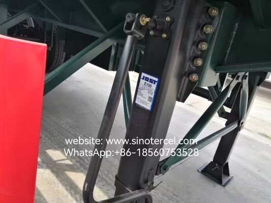 3 Axles Dumping Tipper Semi Trailer 20-50CBM Front Lifting Hydraulic Untuk Batu Pasir Kerikil Efisien Industri Pertambangan Dan Transportasi