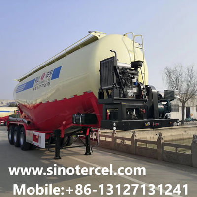 40000 liter kapasitas tangki bahan bakar Semi trailer dengan tekanan relief katup dan anti-statis perangkat