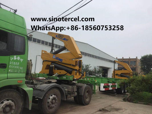 Advanced Dual Line Air Brake System Sidelifter Trailer untuk side loading manual atau remote control