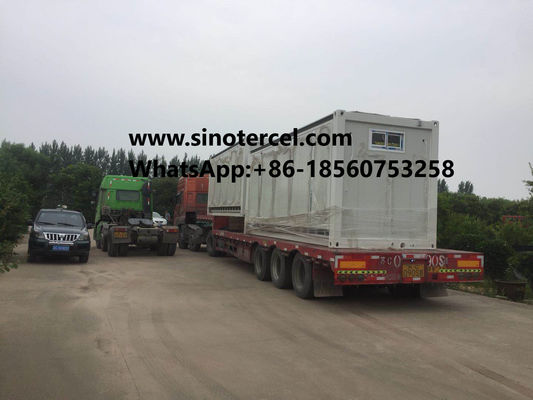 Pemuatan aman dengan sidelifter trailer side unloading dan tombol darurat berhenti