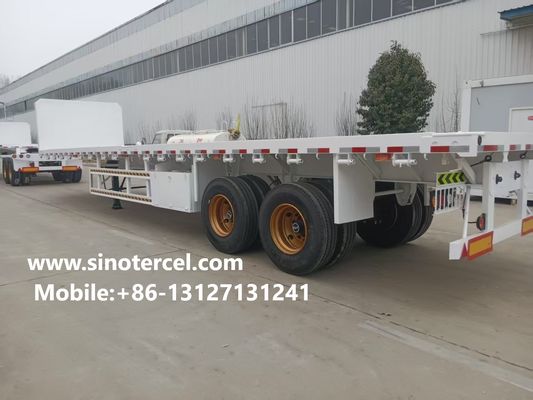 2 Axle Flatbed Semi Trailer Solusi Utama Untuk Kebutuhan Pengangkutan Tugas Berat