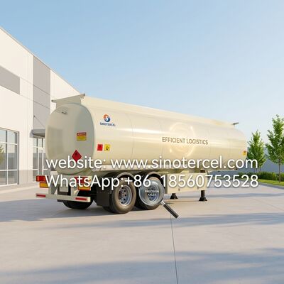 30000L-60000L Lpg Semi Tanker Trailer 3 Poros Disesuaikan