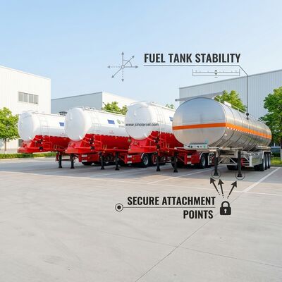 60CBM Tanker Minyak Semi Trailer Dengan Pompa dan flow meter