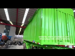 Kotak Semi Trailer Pribadi Terkunci Semi Trailer 60 Ton