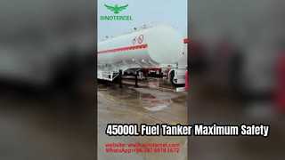 Semi trailer tangki bahan bakar